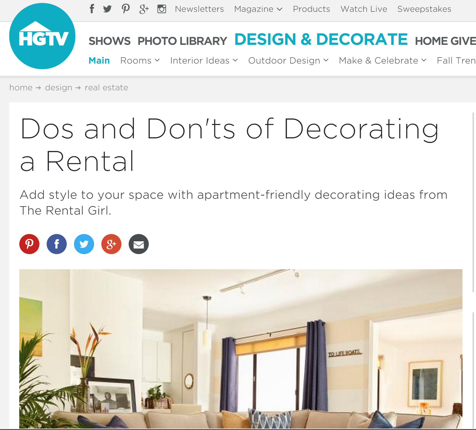 HGTV's Do's and Don'ts