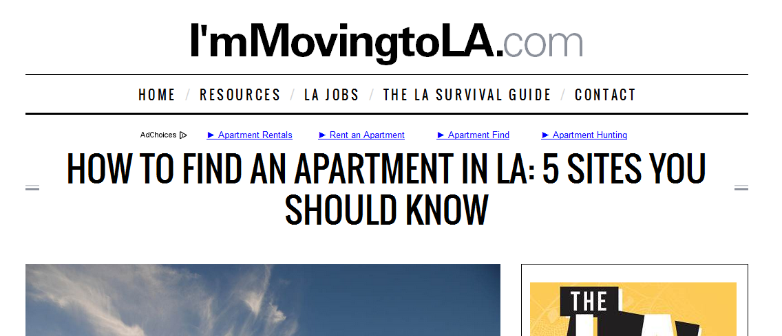 I'm moving to LA