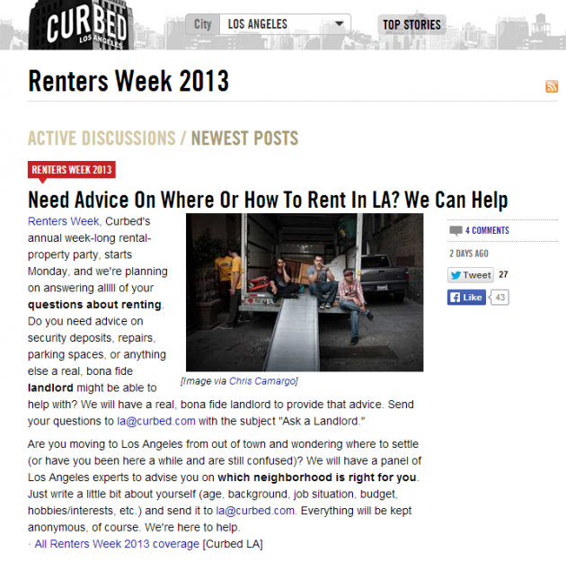 Check Out Renter’s Week This Coming Monday on Curbed!