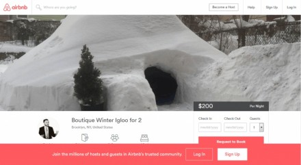 BOUTIQUE WINTER IGLOO FOR 2 ON AIRBNB