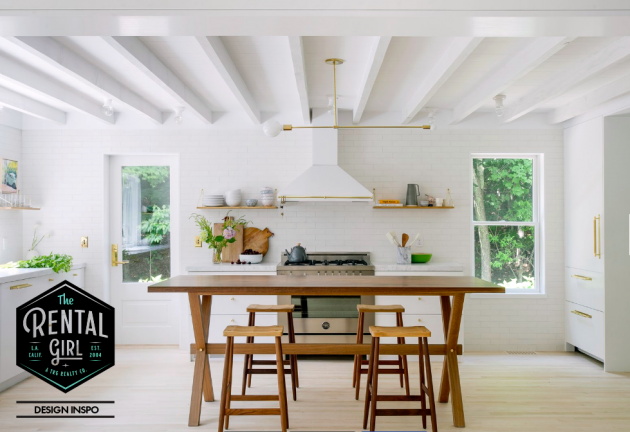 The Rental Girls Choice for the Ideal Kitchen. Dwell is giving us a Scandinavian Beach Haven.